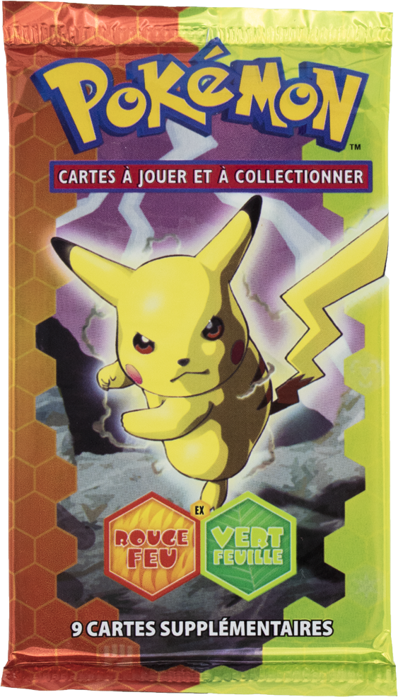 Booster 3 EX : Rouge Feu & Vert Feuille : Pikachu