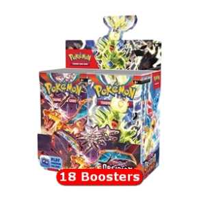 Boite de boosters de Flammes Obsidiennes (18 Boosters)