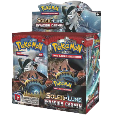 Boîte de 36 boosters Soleil et Lune - Invasion Carmin