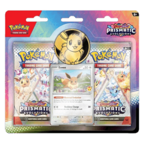 Blister 2-Pack de Évolutions Prismatiques: Pokémon Day 2025 Évoli