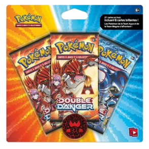 Blister 3-Pack Team Magma de Double Danger