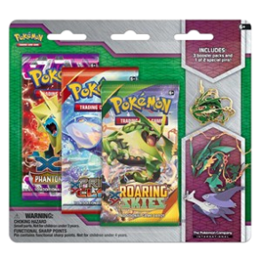 Blister 3-Pack de Ciel Rugissant: Mega Rayquaza Pin