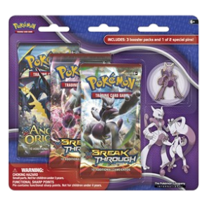 Blister 3-Pack de Impulsion TURBO: Mega Mewtwo X Pin