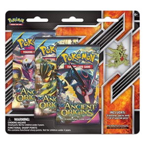 Blister 3-Pack de Origines Antiques: Mega Tyranitar Pin
